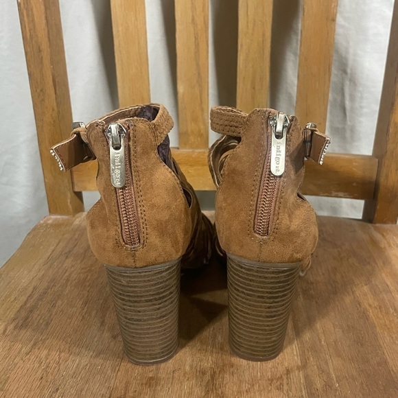 Indigo rd Tan Strappy Heeled Sandal Size 7M - Picture 5 of 8